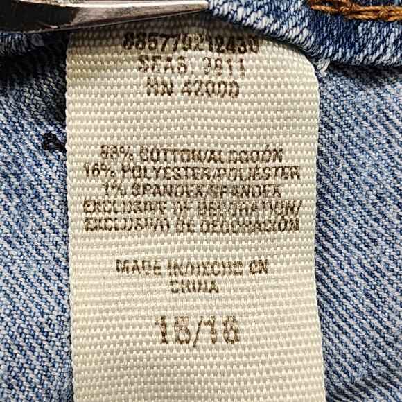 Route 66 Jeans Womens 15/16 Blue Mid Rise Classic Fit Skinny Leg Stretch Denim - Picture 6 of 14